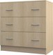 Миниатюра изображения товара Комод МДК КМ1 с 3 ящиками 820x800x418 (дуб млечный)