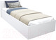 Миниатюра изображения товара Односпальная кровать МДК КР9 80x200/700x952x2032 (белый)
