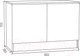 Миниатюра изображения товара Тумба МДК ПРТ2 широкая 550x800x400 (венге/дуб млечный)
