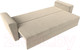 Миниатюра изображения товара Диван Лига Диванов Амстердам Лайт 310 / 112434 (микровельвет бежевый)