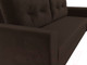 Миниатюра изображения товара Диван Лига Диванов Амстердам Лайт 310 / 112439 (микровельвет коричневый)