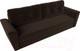 Миниатюра изображения товара Диван Лига Диванов Амстердам Лайт 310 / 112439 (микровельвет коричневый)