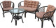 Миниатюра изображения товара Комплект садовой мебели Garden Story Багамы / CV-B01C (бежевый/коричневый)