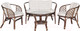 Миниатюра изображения товара Комплект садовой мебели Garden Story Багамы / CV-B01C (бежевый/коричневый)