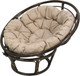 Миниатюра изображения товара Кресло садовое Garden Story Папасан / Р110СС (бежевый/коньячный)