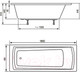 Миниатюра изображения товара Ванна акриловая Ravak Domino Plus 180x80 (C651R00000)