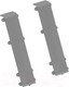 Миниатюра изображения товара Соединитель для плинтуса Cezar Hi Line Prestige М088 Серый Матовый (2шт, флоупак)