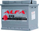 Миниатюра изображения товара Автомобильный аккумулятор ALFA battery EFB R (50 А/ч)