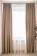 Миниатюра изображения товара Комплект штор Decoretto Сатин светло-коричневый ССК-K34 (200x260, коричневый)
