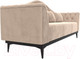 Миниатюра изображения товара Диван Лига Диванов Флорида 318 / 112332 (велюр, бежевый)