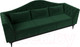 Миниатюра изображения товара Диван Лига Диванов Флорида 318 / 112338 (велюр, зеленый)