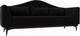 Миниатюра изображения товара Диван Лига Диванов Флорида 318 / 112364 (микровельвет, черный)