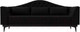 Миниатюра изображения товара Диван Лига Диванов Флорида 318 / 112364 (микровельвет, черный)