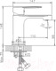Миниатюра изображения товара Смеситель Haiba HB10557-8