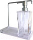 Миниатюра изображения товара Дозатор моющего средства с подставкой для губки Primanova Luna M-E56-16 (прозрачный)