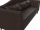 Миниатюра изображения товара Диван Лига Диванов Флорида 318 / 112383 (экокожа, коричневый)