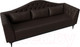 Миниатюра изображения товара Диван Лига Диванов Флорида 318 / 112383 (экокожа, коричневый)