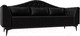 Миниатюра изображения товара Диван Лига Диванов Флорида 318 / 112385 (экокожа, черный)