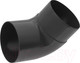 Миниатюра изображения товара Колено трубы водосточной Альта-профиль ПВХ 67 градусов (графит)