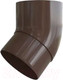 Миниатюра изображения товара Колено трубы водосточной Альта-профиль ПВХ 45 градусов (коричневый)