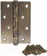 Миниатюра изображения товара Петля дверная Avers 100x75x2.5-B4-AB