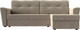 Миниатюра изображения товара Диван угловой Лига Диванов Амстердам Лайт правый (микровельвет бежевый)