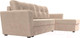 Миниатюра изображения товара Диван угловой Лига Диванов Амстердам Лайт правый (велюр бежевый)