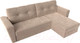 Миниатюра изображения товара Диван угловой Лига Диванов Амстердам Лайт правый (велюр бежевый)