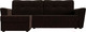 Миниатюра изображения товара Диван угловой Лига Диванов Амстердам Лайт левый (микровельвет коричневый)