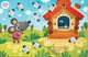 Миниатюра изображения товара Развивающая книга Мозаика-Синтез Сказки с кружочками. Теремок 2022 / МС12465