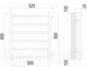 Миниатюра изображения товара Полотенцесушитель водяной Terminus Вега П6 500x600 (50 боковое подключение)
