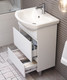 Миниатюра изображения товара Тумба под умывальник Vigo Wing 600-0-2 (белый)