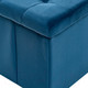 Миниатюра изображения товара Пуф Импэкс Leset Куба складной квадратный (велюр V 54 синий)