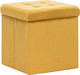 Миниатюра изображения товара Пуф Импэкс Leset Куба складной квадратный (велюр V 56 горчичный)