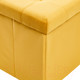Миниатюра изображения товара Пуф Импэкс Leset Куба складной квадратный (велюр V 56 горчичный)