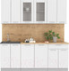 Миниатюра изображения товара Кухонный гарнитур Интерлиния Мила 20-60 (белый платинум/белый платинум глянец/дуб бунратти)