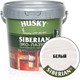 Миниатюра изображения товара Лазурь для древесины Husky Siberian Эко-Лазурь Полуматовая (900мл, белый)