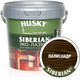 Миниатюра изображения товара Лазурь для древесины Husky Siberian Эко-Лазурь Полуматовая (900мл, палисандр/черное дерево)