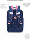 Миниатюра изображения товара Школьный рюкзак Grizzly Rap-290-5 (синий)