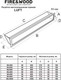 Миниатюра изображения товара Решетка вентиляционная для камина Fire&Wood Luft 90x400 (черный)