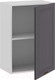 Миниатюра изображения товара Шкаф навесной для кухни ТриЯ Лина 1В5 (белый/графит)