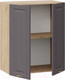Миниатюра изображения товара Шкаф навесной для кухни ТриЯ Лина 1В6 (дуб крафт золотой/графит)