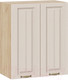 Миниатюра изображения товара Шкаф навесной для кухни ТриЯ Лина 1В6 (дуб крафт золотой/крем)