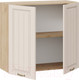 Миниатюра изображения товара Шкаф навесной для кухни ТриЯ Лина 1В8 (дуб крафт золотой/крем)