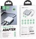 Миниатюра изображения товара USB-хаб Hoco HB14 (серебристый)