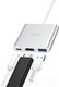 Миниатюра изображения товара USB-хаб Hoco HB14 (серебристый)