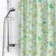 Миниатюра изображения товара Шторка-занавеска для ванны V-line Веточки 180x180 (зеленый)