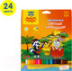 Миниатюра изображения товара Набор цветных карандашей Мульти-пульти Енот в Испании / CP_10758 (24 цвета)