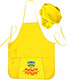 Миниатюра изображения товара Фартук для творчества Мульти-пульти Приключения Енота / ФТ_13480 (желтый)