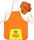 Миниатюра изображения товара Фартук для творчества Мульти-пульти Приключения Енота / ФТ_13482 (оранжевый)